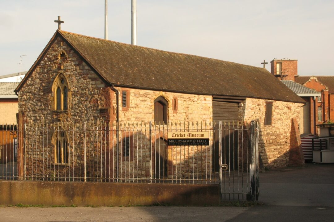 Fig 7 Old Taunton Priory Barn now Somerset Cricket Museum