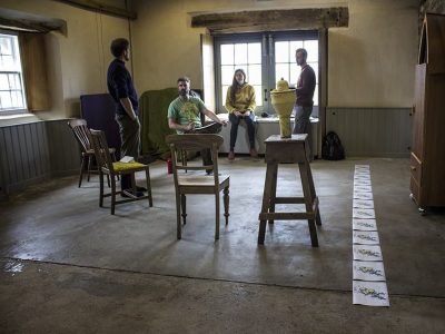 The artists in residence on the Orkney Isles