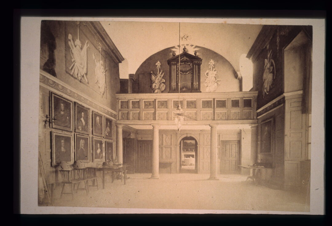 Fig 9 Great Hall south end 1872