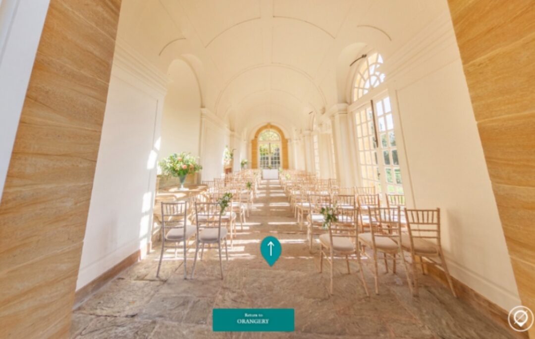 Hestercombe Virtual Wedding Tour entry